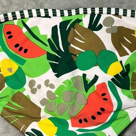 Y2K Xhilaration Bikini Bottoms Juniors Size S Tropical Fruit Beach Colorful Swim - Picture 4 of 10